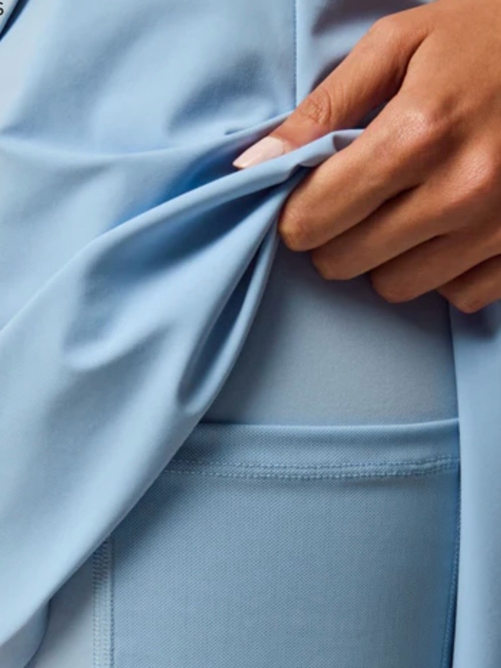 Greyson Light Blue Athletic Skort - Picture 3 of 6